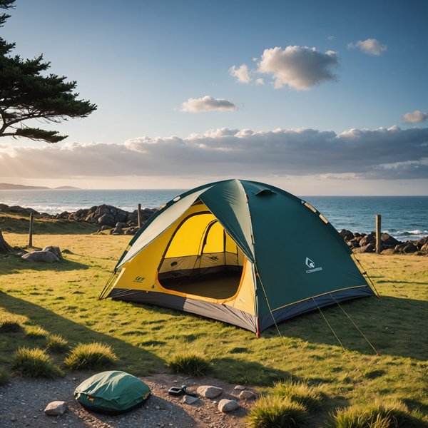 Quel type de tente choisir pour un camping en bord de mer avec des vents forts?